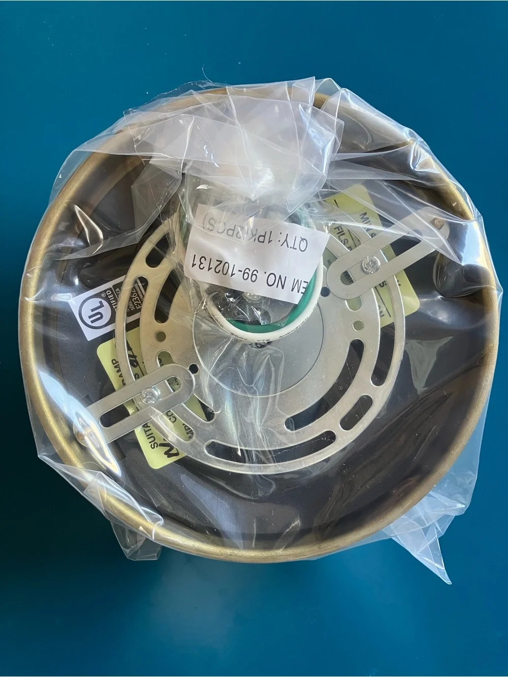 Ceiling light fixture, new